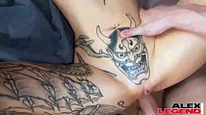 Alex Legend's Huge Cock Rules Lesbian Orgy Party