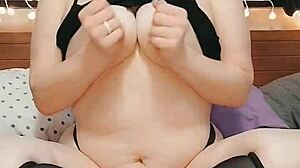 Ambe36dd's Curvy Tease Reveals Big Natural Tits Slowly