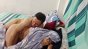 WOW, MY PERVERTED OLDFATHER SNUCKS IN AND FUCKED ME HARD IN BED!