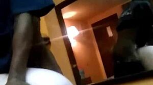 thick white girl pounds her husband hard from behind