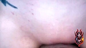 white devil squirts bro's cock