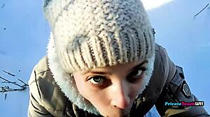 Russian Stepsister's Outdoor Deepthroat Blowjob Tops My Fetish List