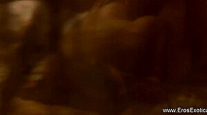 kamasutra training... uh in ancient india with horny milf brunette couple kissing hard