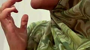 Beautiful hijab arab licks cock before taking massive facial cumshot load