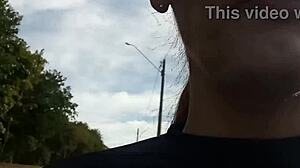 WOW! Wife Blows Stranger's Cock Daytime Street!