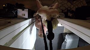 annie archer teases in steamy shower pov bath