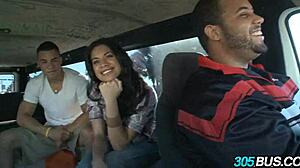 HOT DOMINICAN BABE'S LONG HAIR BOUNCES IN FUCK!