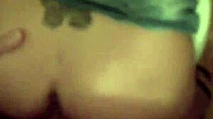 blonde amateur girlfriend gets raunchy toilet fuck from friend