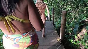 AFRICAN BEACH ADVENTURE: HAIRY PUSSY LICKING AND PUBLIC CUCKOLD FETISH