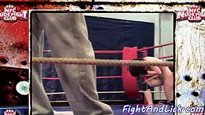 European Lezzies Wrestle Naked in Big Tits Amateur Catfight!