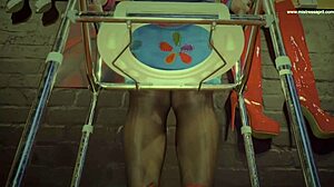 mistress april unleashes fresh warm pee stream