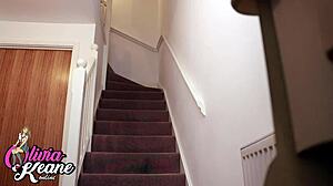 naughty college student spanked hard by cougar!