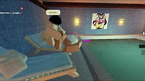 subscriber pounds milf's big ass by pool roughly