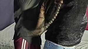 Stepsister's huge ass oiled party prep made me sniff panties worship blindfolded