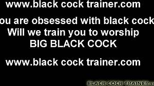 ready for this huge strapon to stretch you before monster black cock destroys?