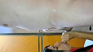 mi veci gives me the best sloppy blowjob ever with her big natural tits