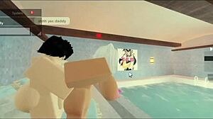 subscriber pounds milf's big ass by pool roughly