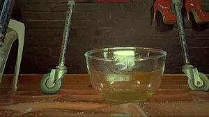 mistress april unleashes fresh warm pee stream