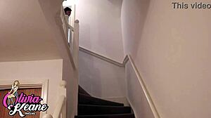 naughty college student spanked hard by cougar!