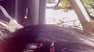 Milfycalla Needs a Ride? Curvy Milf Deepthroats in Car!