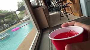 Stepdaughter rides old man creampie household fantasy