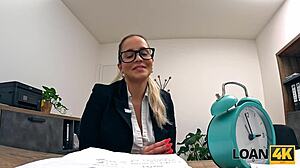 Library Girl's Hidden Slut Side Explodes in Office Seduction