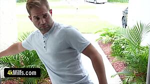 my hijab-wearing arab milf neighbor learns us blowjob ways pov