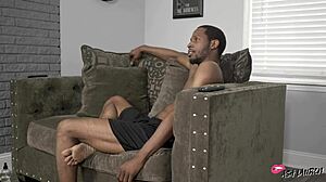 step bro's friend ditches tv to bareback my big tits