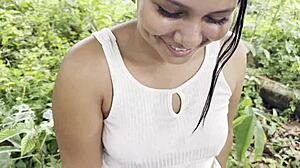 Stepsis Craves Mango But Swallows Creamy Load Instead