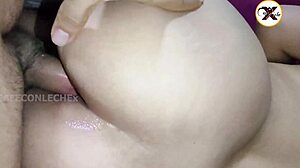 Mi viejo's novia culo apretadito anal creampie pov