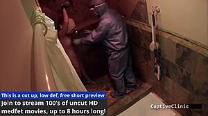 gabby lopez latina sold for science latex humiliation backstage