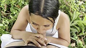 Stepsis Craves Mango But Swallows Creamy Load Instead