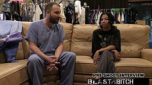 angel santana creampied by patient as step-sister watches moaning