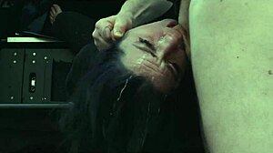 submissive teen licks ass drinks piss rough face fucked roadside