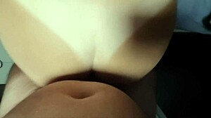 Cuckold Husband Films Housewife Karina Stuffed with Huge Cumshot from Lucas