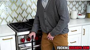 Teen Virgin Fucked Hard by Pervy Step Grandad.