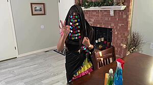 amira ali the exotic maid squirts wildly for cash