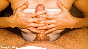 Hairy JAV Stepmom's Big Tits Jiggle in Huge Creampie!