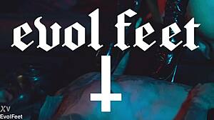 goddess nick's teasing boots and heels make foot lover beg desperately