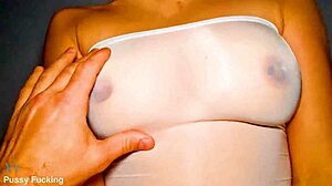 Hairy JAV Stepmom's Big Tits Jiggle in Huge Creampie!