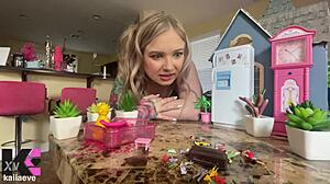 giantess, screaming fighting tinies fill your belly good!