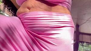 BBW MILF Flaunts Huge Tits Vacation Tease!