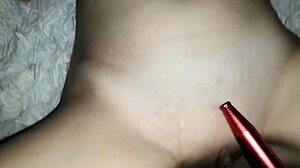 shaved cutie begs for anal creampie while sucking cock hard