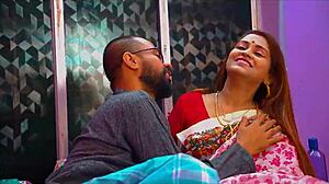 desi wife screams in bedroom as hubby fucks her tight pussy missionary style