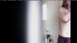 whoa big boobs blonde strips slow in voyeur change