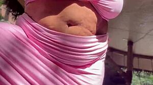 BBW MILF Flaunts Huge Tits Vacation Tease!