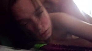 stepdad fucks stepdaughter hard during phone call with mom