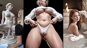 cum on this pregnant beauty slow jam