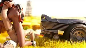 Cyberpunk Cartoon Fantasy Unleashes Intense Emotions