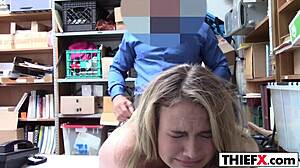 Hot Teen Steals Then Punished by Boss Cock